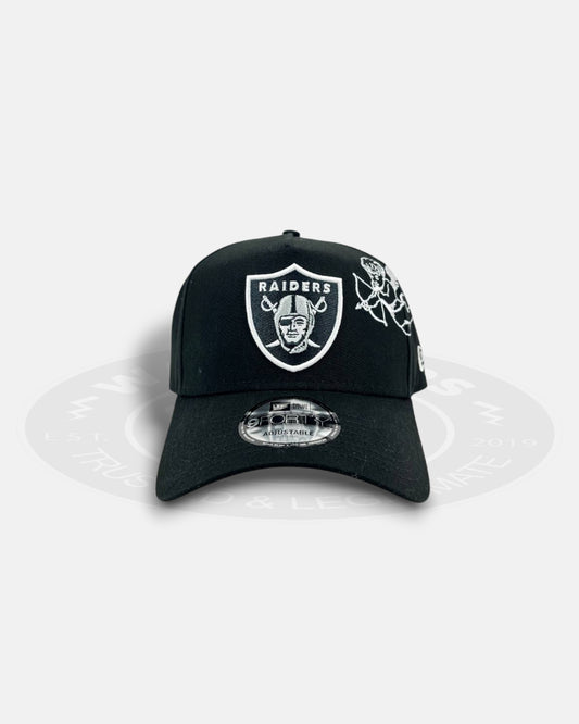 Las Vegas Raiders Cherub Team Color 9FORTY A-Frame Snapback Hat