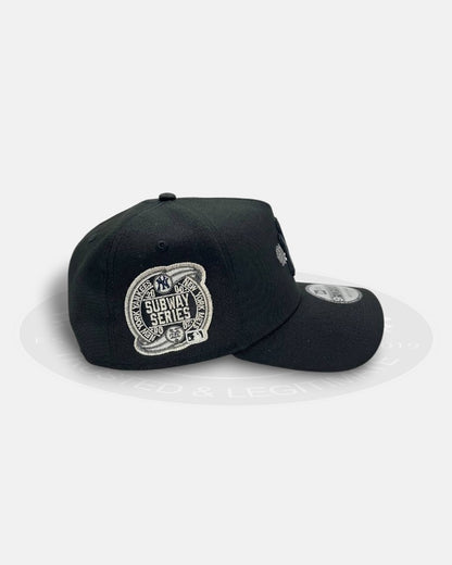 New York Yankees 2000 Subway Series Rose Black 9Forty A-Frame Snapback Hat