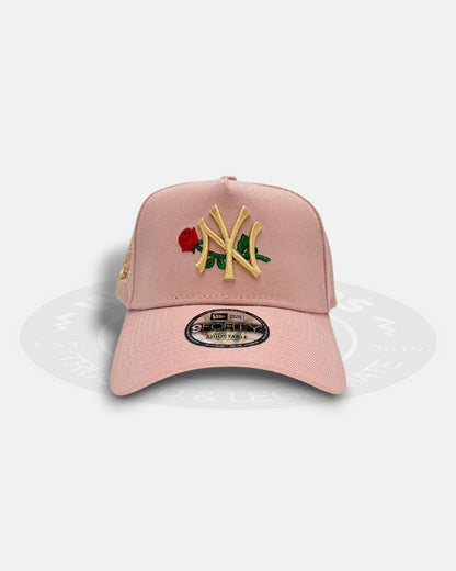 New York Yankees 2000 Subway Series Rose Pink 9Forty A-Frame Snapback Hat