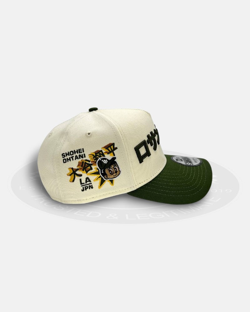 Los Angeles Dodgers Kanji Shohei Ohtani Two Tone 9Forty A-Frame Snapback Hat