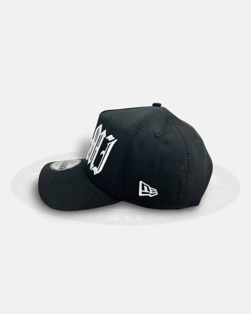 Miami Dolphins Oversized Gothic Script 9FORTY A-Frame Snapback Hat