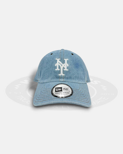 New York Mets Stonewash Denim Casual Classic Strapback Hat