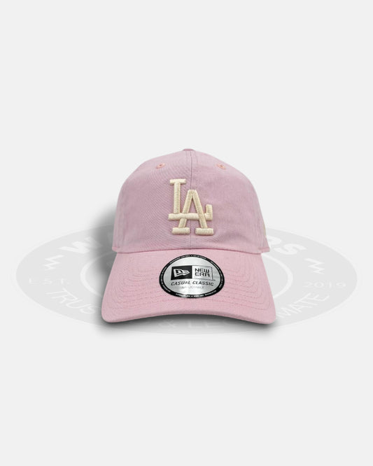 Los Angeles Dodgers Blush Script Casual Classic Strapback Hat