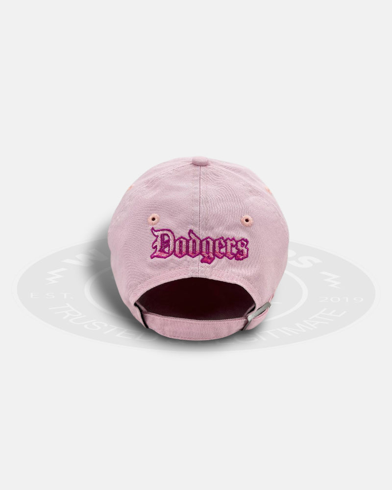Los Angeles Dodgers Blush Script Casual Classic Strapback Hat