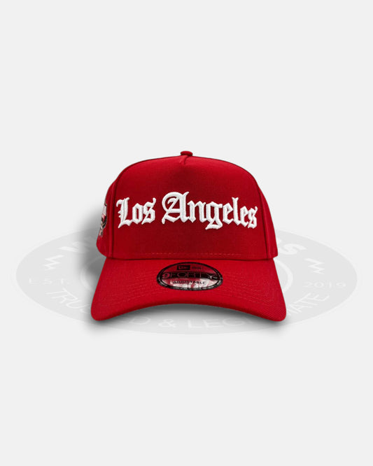 Los Angeles Dodgers Crimson Vault 9FORTY A-Frame Snapback Hat