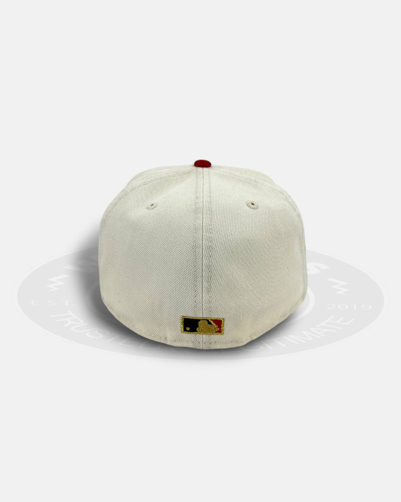 Cleveland Indians 100 Seasons AL Chrome Throwback Two Tone 59Fifty Fitted Hat