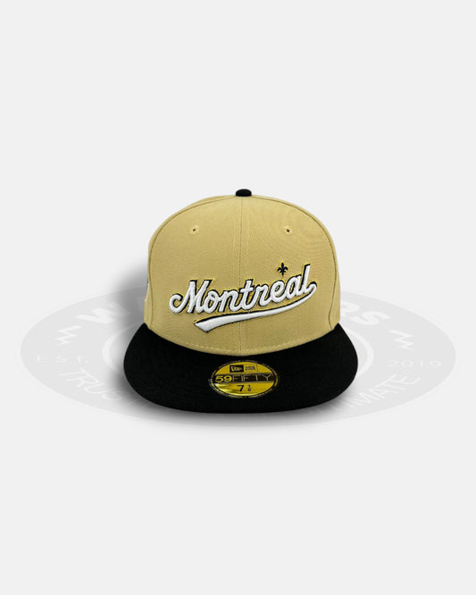 Montreal Expos 25th Anniversary Vegas Gold Prime Two Tone 59Fifty Fitted Hat