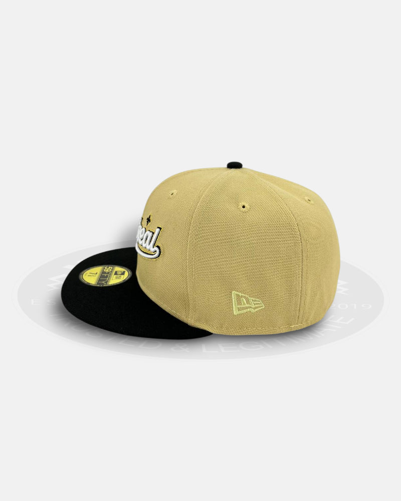 Montreal Expos 25th Anniversary Vegas Gold Prime Two Tone 59Fifty Fitted Hat
