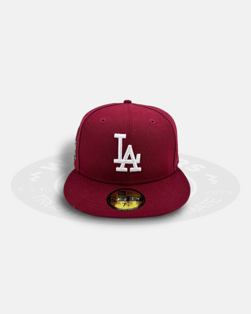 Los Angeles Dodgers WS Crest Brown Classic Series 59Fifty Fitted Hat