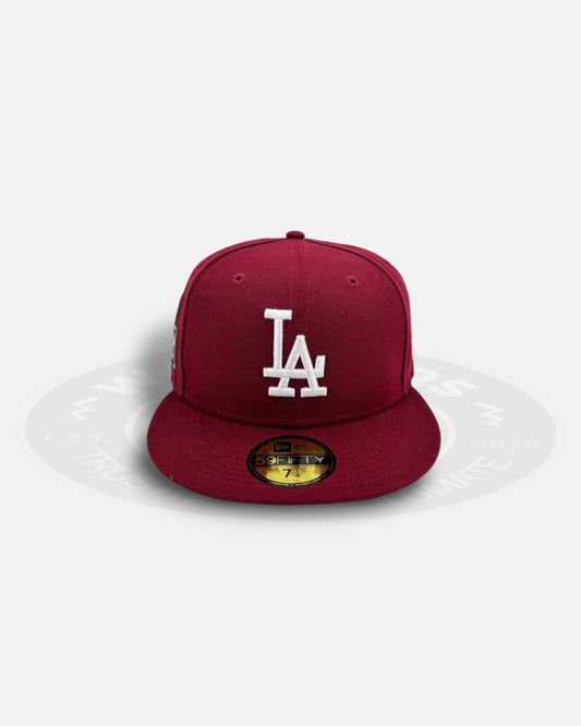 Los Angeles Dodgers WS Crest Brown Classic Series 59Fifty Fitted Hat