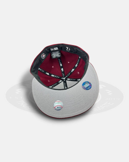 Los Angeles Dodgers WS Crest Brown Classic Series 59Fifty Fitted Hat