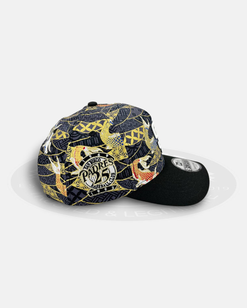 San Diego Padres Carp Print 9FORTY A-Frame Snapback Hat