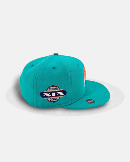 Miami Dolphins Teal Pink Classic Series 59Fifty Fitted Hat