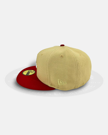 Philadelphia Phillies Vegas Crest Vegas Gold Red Two Tone Series 59Fifty Fitted Hat