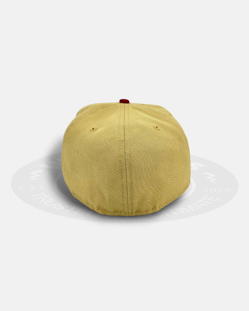 Philadelphia Phillies Vegas Crest Vegas Gold Red Two Tone Series 59Fifty Fitted Hat