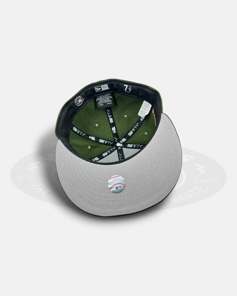 Tampa Bay Rays City Iron Sight Two Tone Edition Military Green/Black 59Fifty Fitted Hat