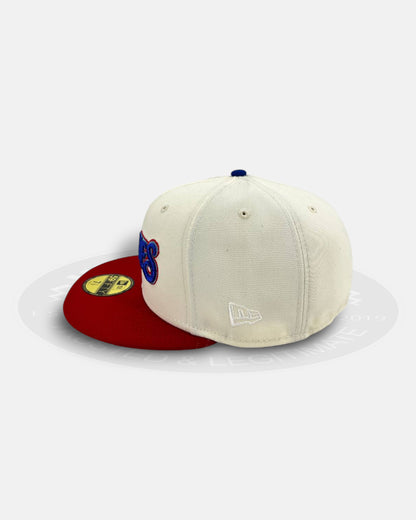 Tennessee Smokies Chrome/Red Retro Two Tone Series 59Fifty Fitted Hat