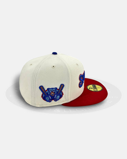 Tennessee Smokies Chrome/Red Retro Two Tone Series 59Fifty Fitted Hat