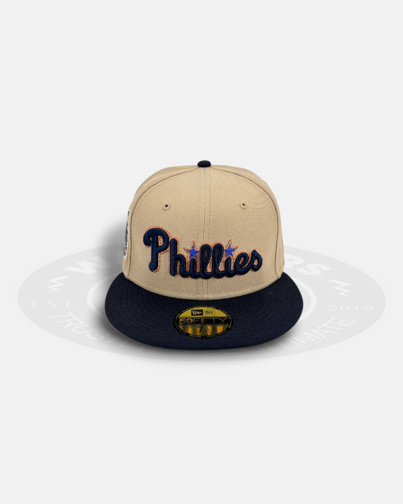 Philadelphia Phillies All-Star Crest Khaki Navy Two Tone Series 59Fifty Fitted Hat