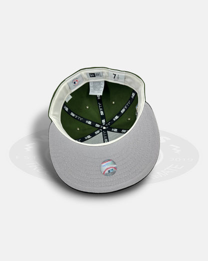 Pittsburgh Pirates Clemente Tribute Olive Black Two Tone Series 59Fifty Fitted Hat