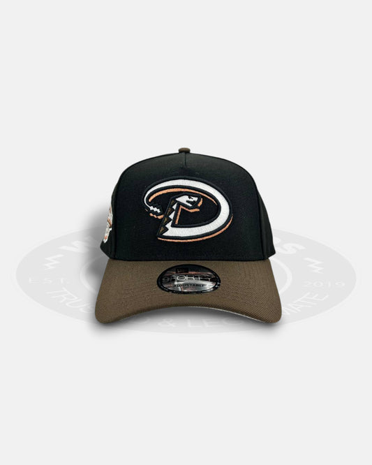 Arizona Diamondbacks Walnut Realm 9FORTY A-Frame Snapback Hat