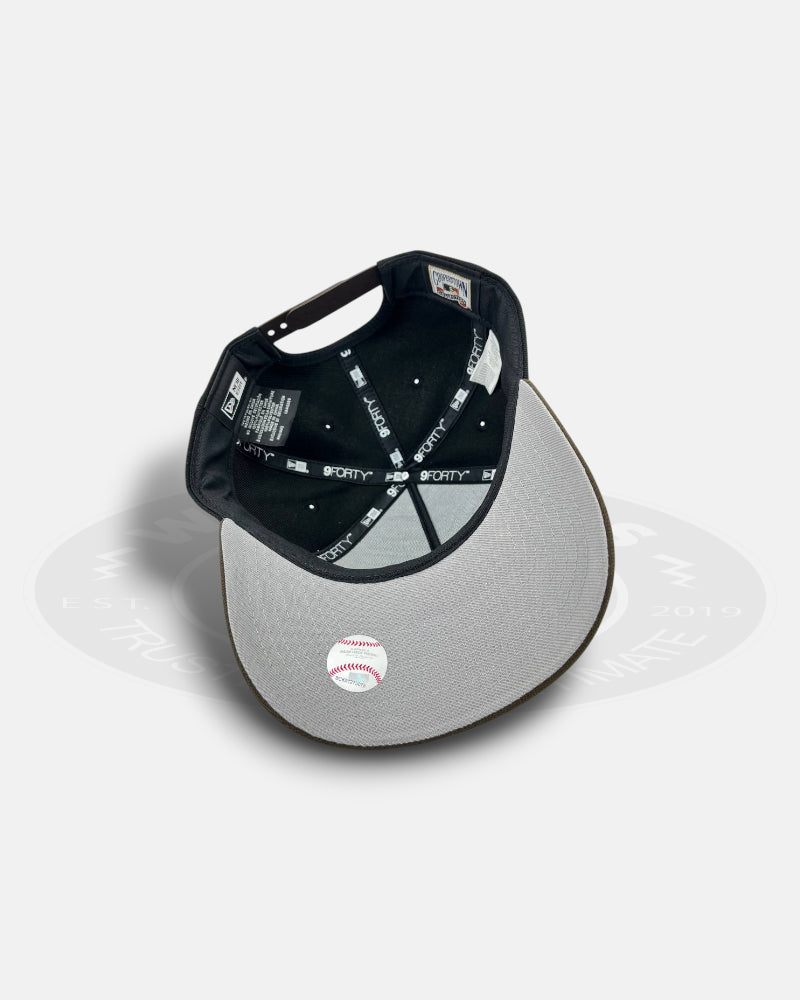 Arizona Diamondbacks Walnut Realm 9FORTY A-Frame Snapback Hat