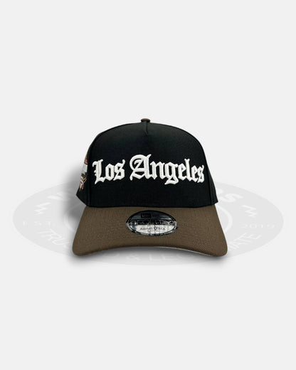 Los Angeles Dodgers Walnut Realm 9FORTY A-Frame Snapback Hat