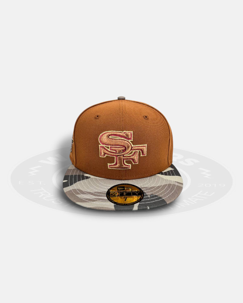 New Era San Francisco 49ers Armor Camo Two Tone 59Fifty Fitted Hat