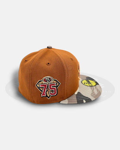 San Francisco 49ers Armor Camo Two Tone 59Fifty Fitted Hat