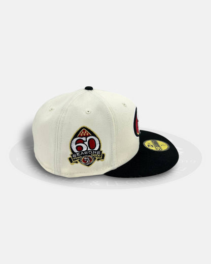 San Francisco 49ers Chrome Two Tone Classic Series 59Fifty Fitted Hat