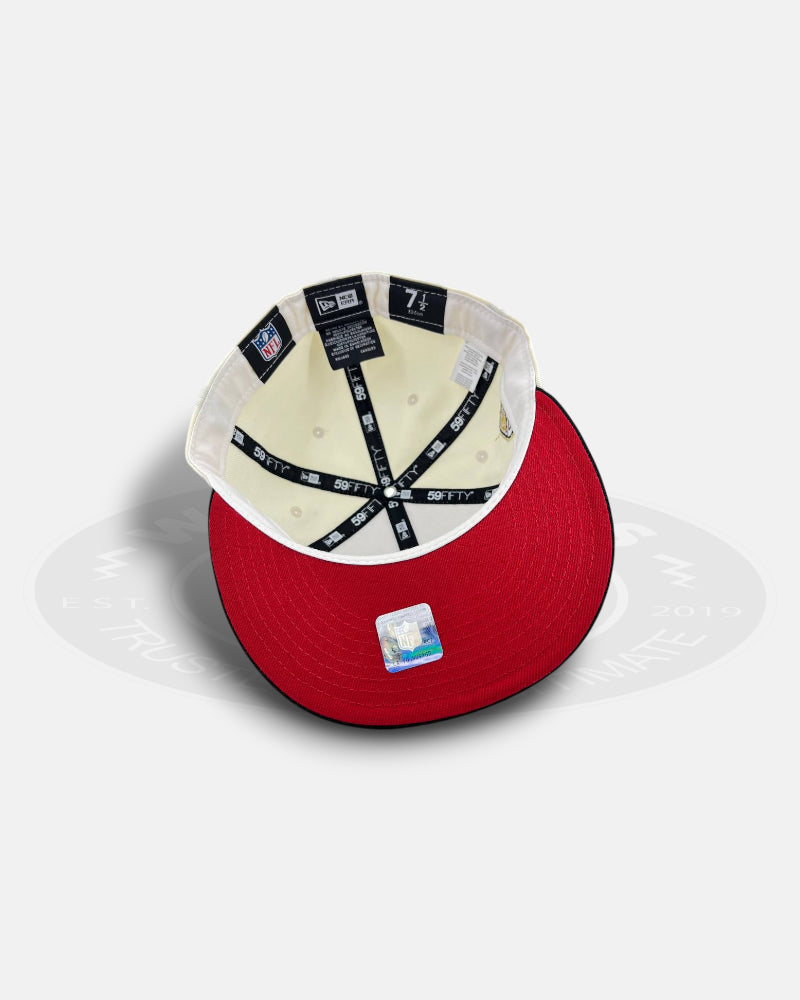 San Francisco 49ers Chrome Two Tone Classic Series 59Fifty Fitted Hat