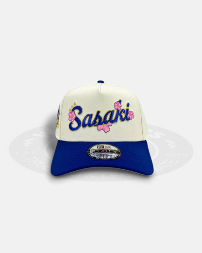 Los Angeles Dodgers Sasaki Blossom Chrome Patch 9FORTY A-Frame Snapback Hat