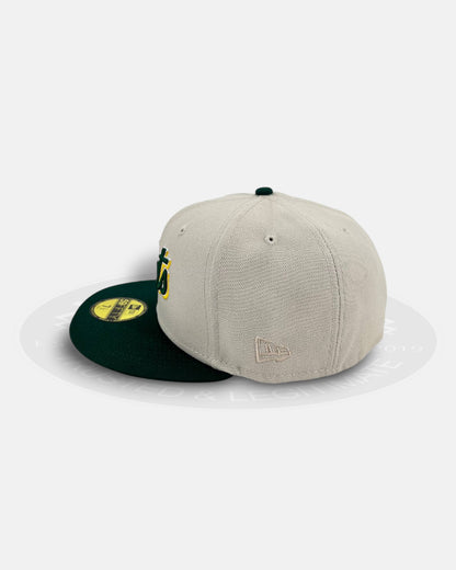 New York Mets Stone Green Two Tone Heritage Series 59Fifty Fitted Hat