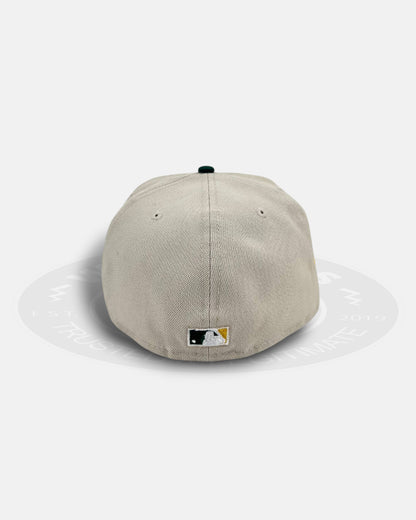 New York Mets Stone Green Two Tone Heritage Series 59Fifty Fitted Hat