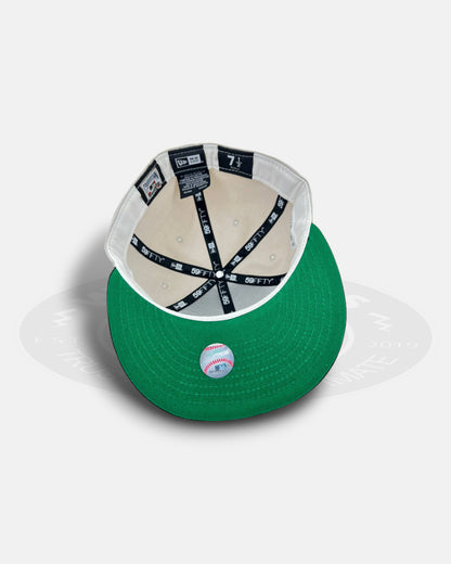New York Mets Stone Green Two Tone Heritage Series 59Fifty Fitted Hat