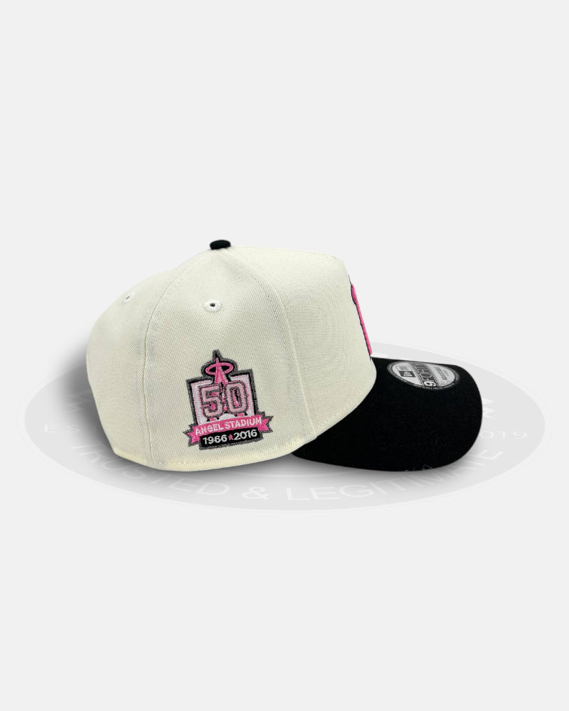 Anaheim Angels Pink Halo 9FORTY A-Frame Snapback Hat