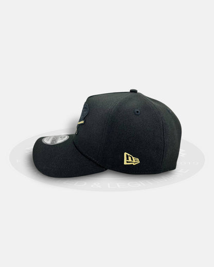 Oakland Athletics Black Gold Prime 9FORTY A-Frame Snapback Hat