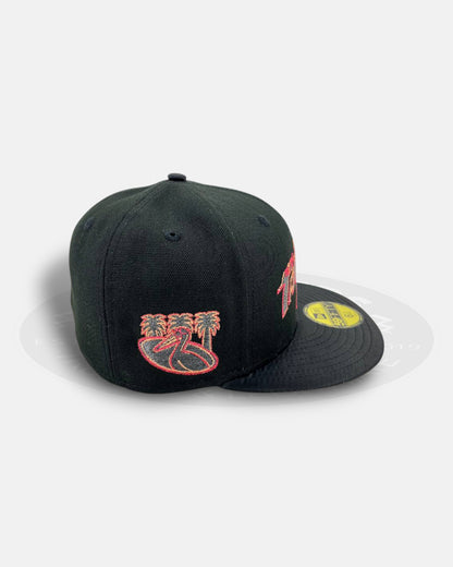 Tampa Bay Rays Flame Black 59Fifty Fitted Hat