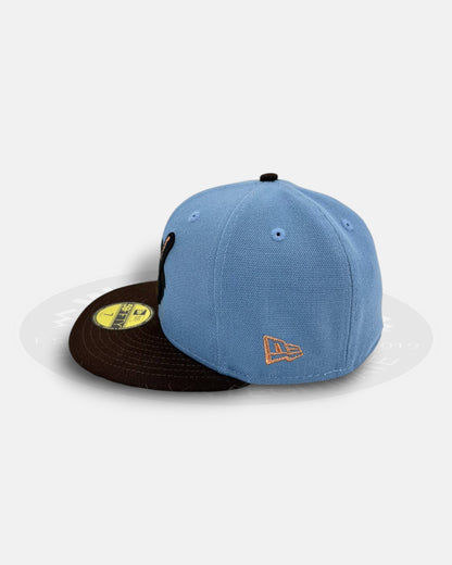 Tennessee Smokies Weathered Blue Copper Shadow Blue Black 59Fifty Fitted Hat