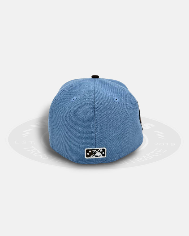 Tennessee Smokies Weathered Blue Copper Shadow Blue Black 59Fifty Fitted Hat