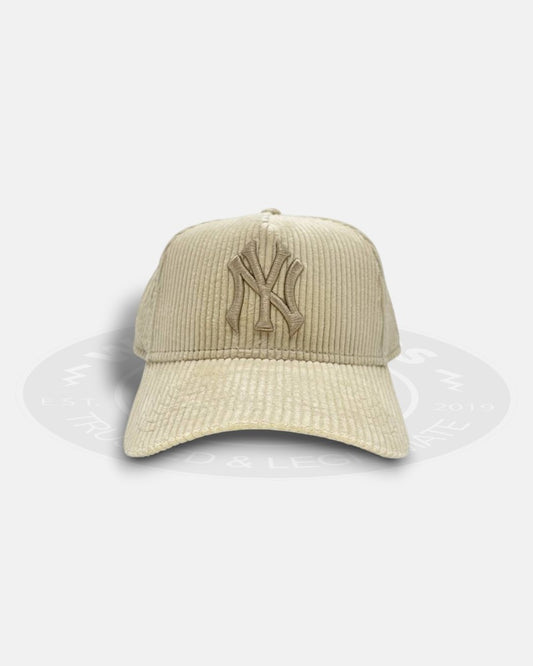New York Yankees Pastel Corduroy 9Forty A-Frame Snapback Hat