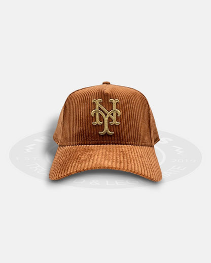New York Mets Pastel Corduroy 9Forty A-Frame Snapback Hat