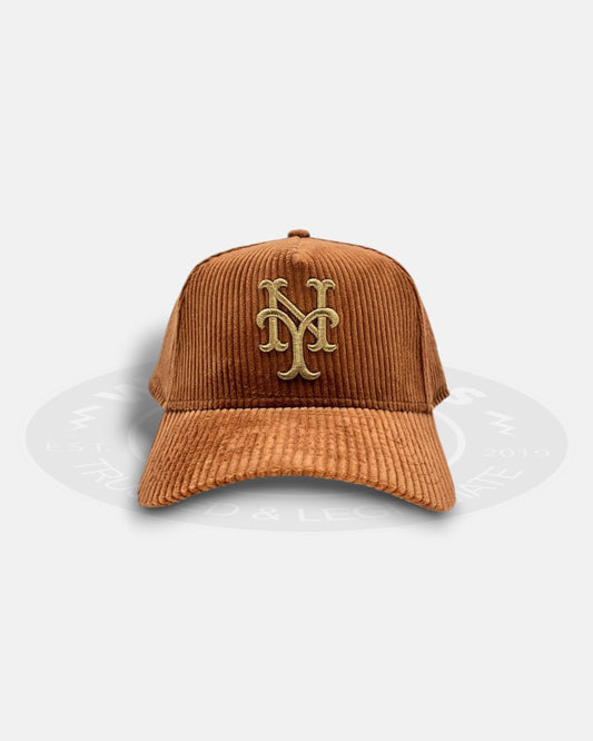New York Mets Pastel Corduroy 9Forty A-Frame Snapback Hat