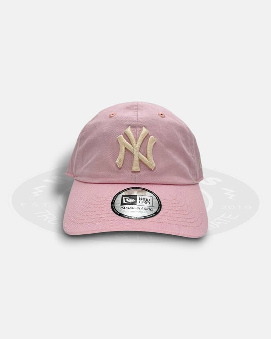New York Yankees Blush Script Casual Classic Strapback Hat
