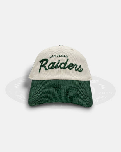 Las Vegas Raiders Corduroy Casual Classic Strapback Hat