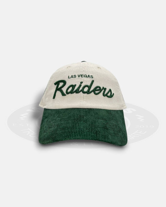 Las Vegas Raiders Corduroy Casual Classic Strapback Hat