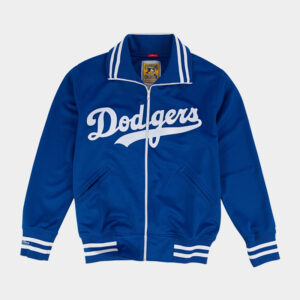 Mitchell & Ness Los Angeles Dodgers Sideline Pullover Satin Jacket 2XL