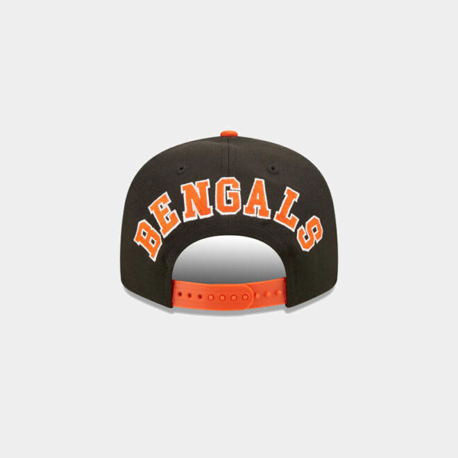 Cincinnati Bengals New Era Script Original Fit 9FIFTY Snapback Hat - Orange